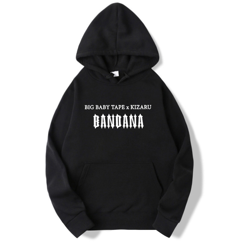 Bandana Hoodie Men Streetwear  ̺   Ki..